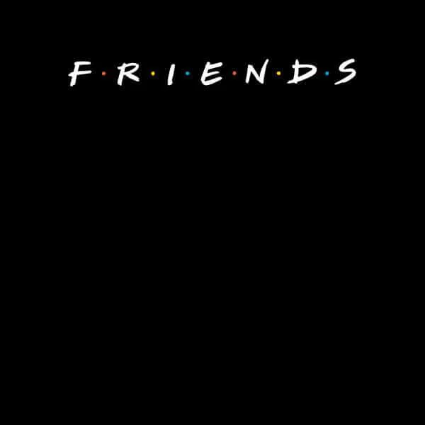 Friends Logo Sweatshirt - Black