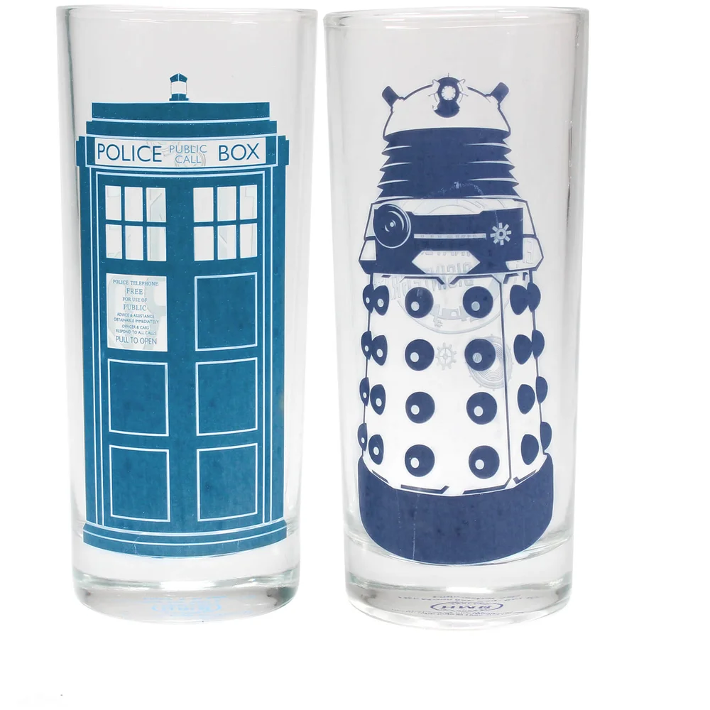 Doctor Who Cold Changing Glasses (Set of 2) Image 1