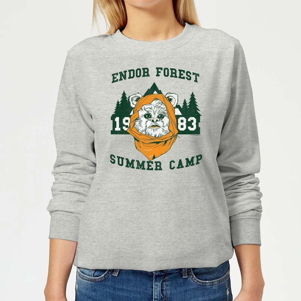 Star Wars Endor Camp Women's Sweatshirt - Grey - S Image 1