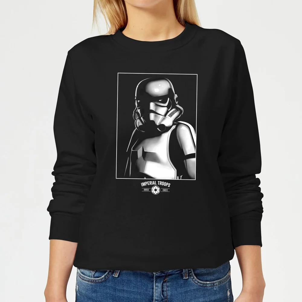 Star Wars Imperial Troops Women's Sweatshirt - Black - S Image 1