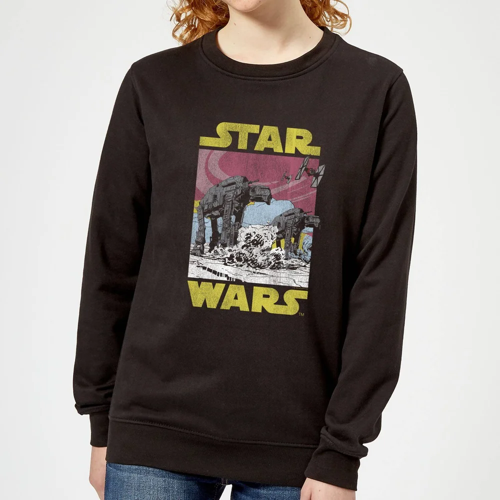Star Wars ATAT Women's Sweatshirt - Black - S Image 1
