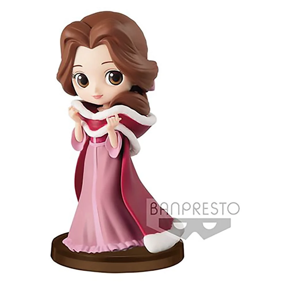 Banpresto Q Posket Petit Girls Festival Disney Beauty and the Beast Belle Figure 7cm (Winter Dress) Image 1