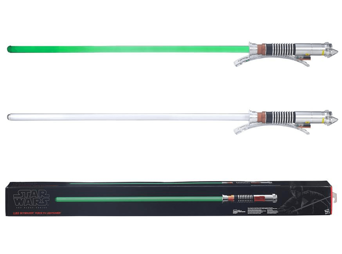 Hasbro Star Wars Black Series Luke Skywalker Force FX Lightsaber Prop Replica Image 1