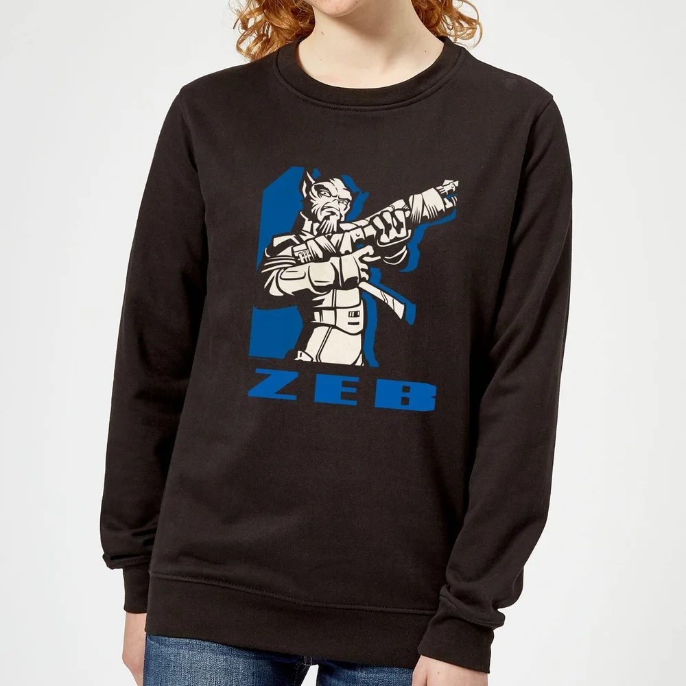 Star Wars Rebels Zeb Women's Sweatshirt - Black - S Image 1