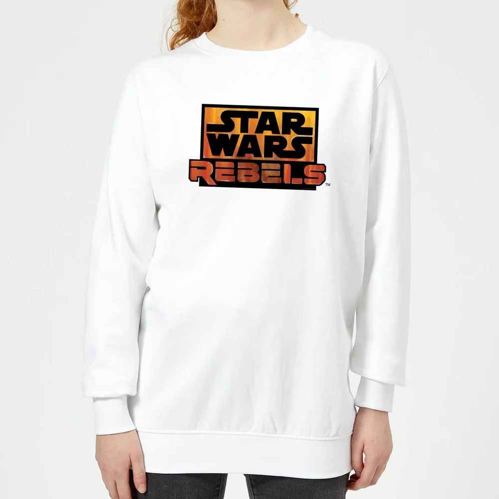 Star Wars Rebels Logo Women's Sweatshirt - White - S - White Image 1