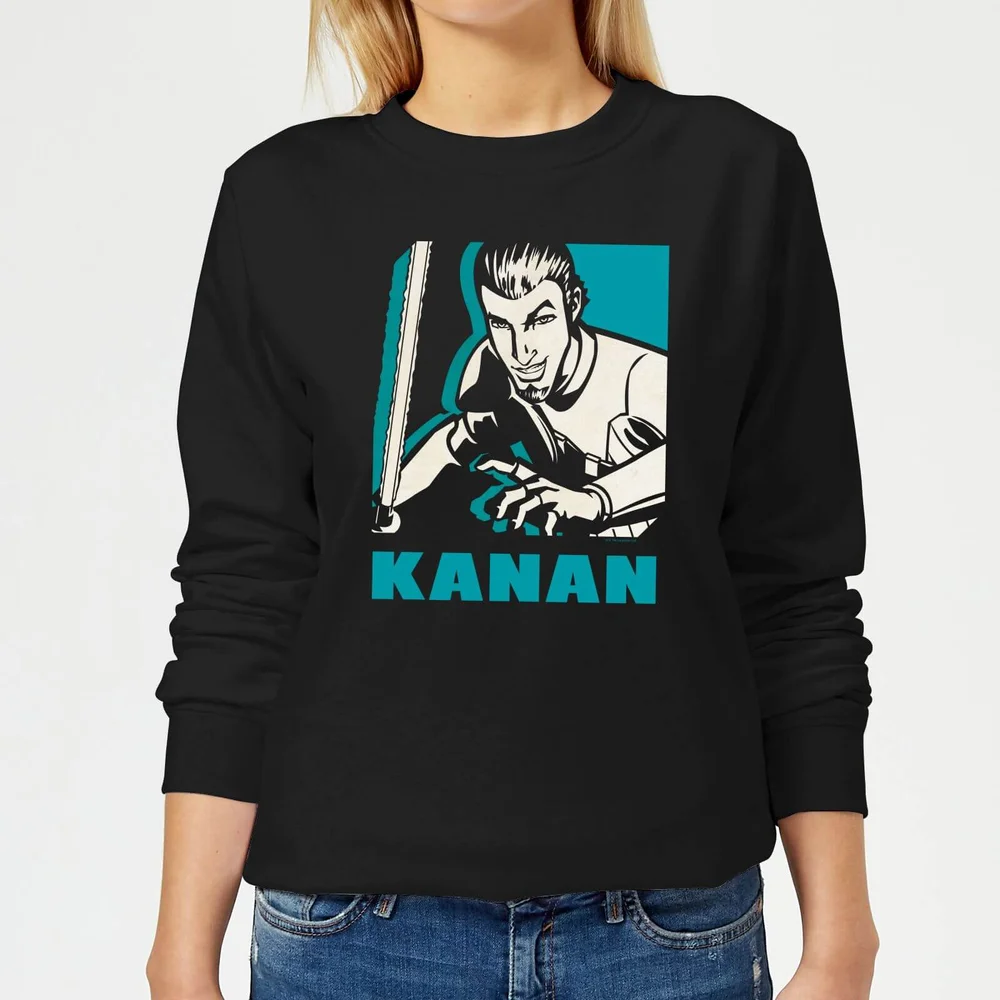Star Wars Rebels Kanan Women's Sweatshirt - Black - S Image 1