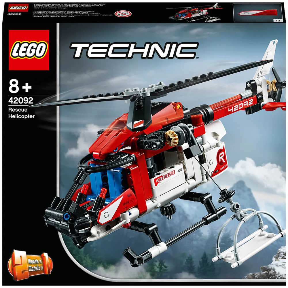LEGO Technic: Rescue Helicopter 2 in 1 Building Set (42092) Image 1