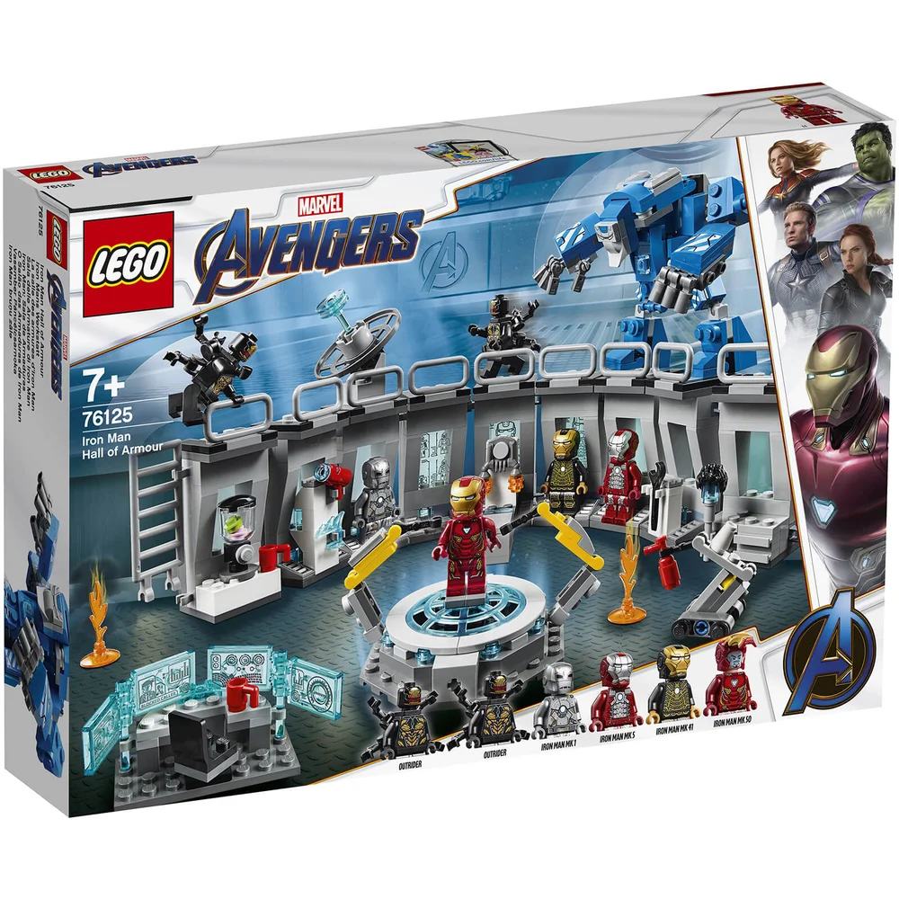LEGO Marvel Avengers Iron Man Hall of Armor Lab Set (76125) Image 1