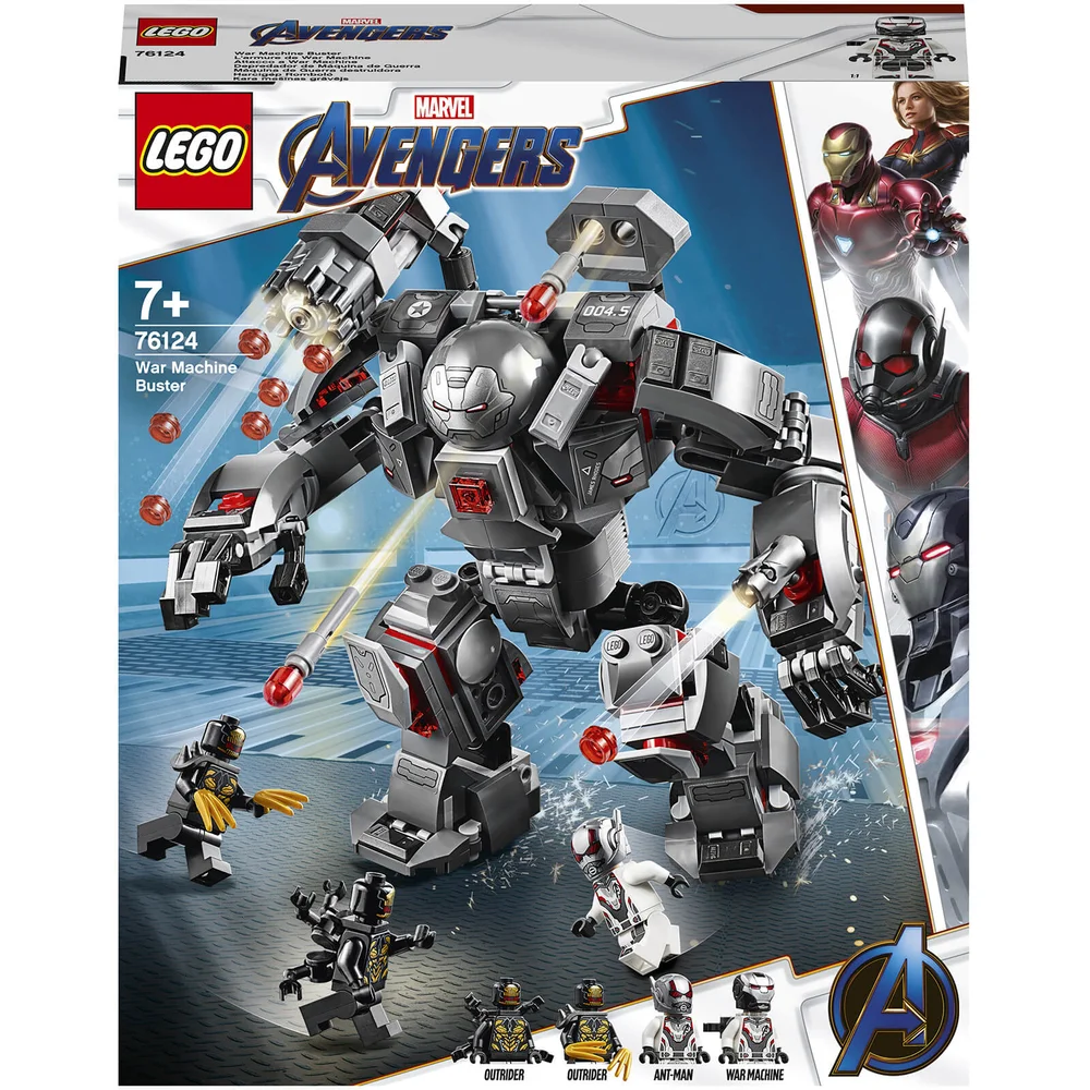 LEGO Marvel Avengers War Machine Buster Action Figure (76124) Image 1