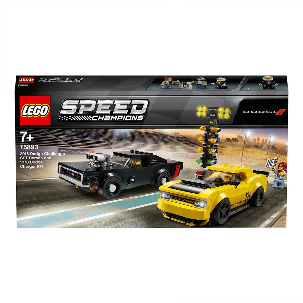 LEGO Dodge Challenger SRT Demon & 1970 Dodge Charger R/T(75893) Image 1