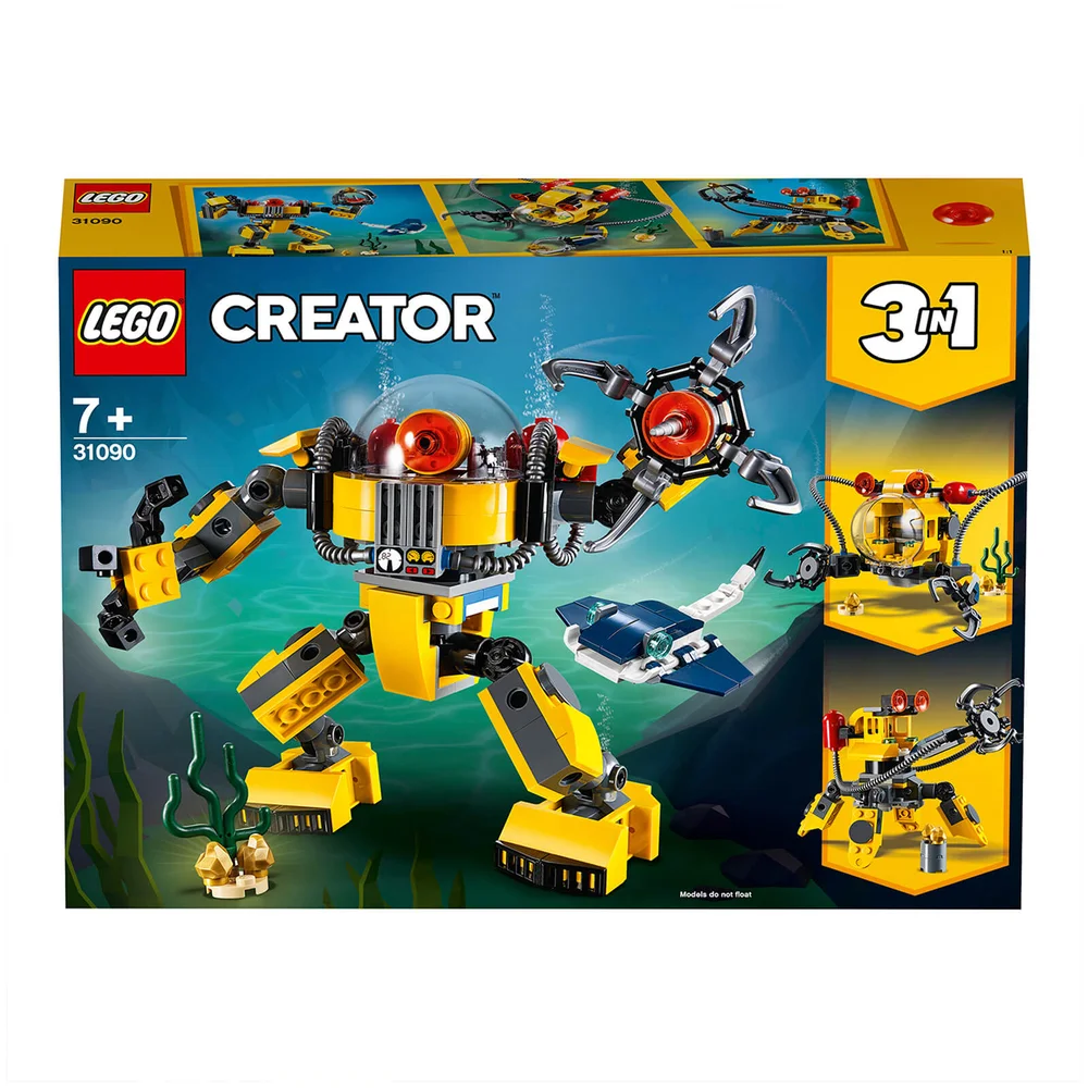 LEGO Creator: 3in1 Underwater Robot Building Set (31090) Image 1
