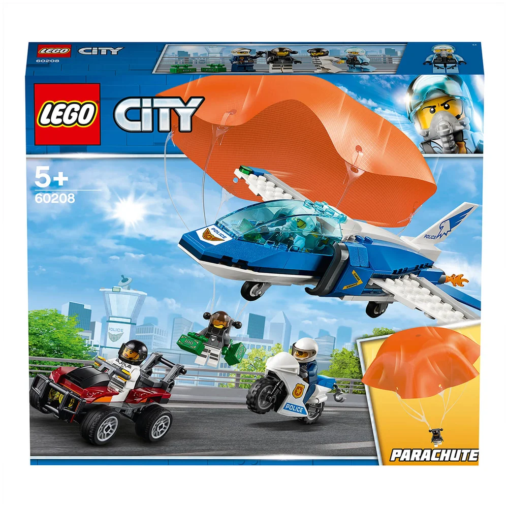 LEGO City: Sky Police Parachute Arrest Plane Set (60208) Image 1