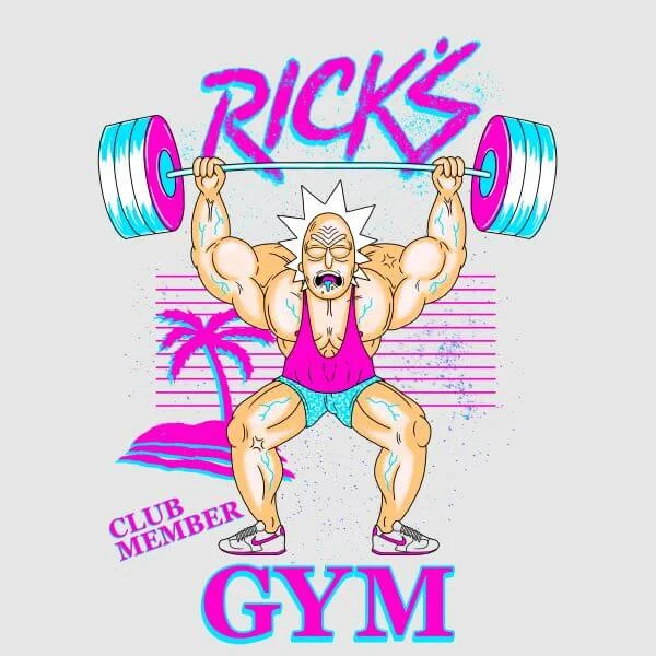 Rick and Morty Rick Gym Women's T-Shirt - Grey