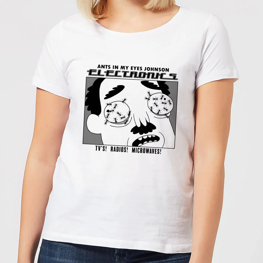 Rick and Morty Ants In My Eyes Women's T-Shirt - White - S Image 1