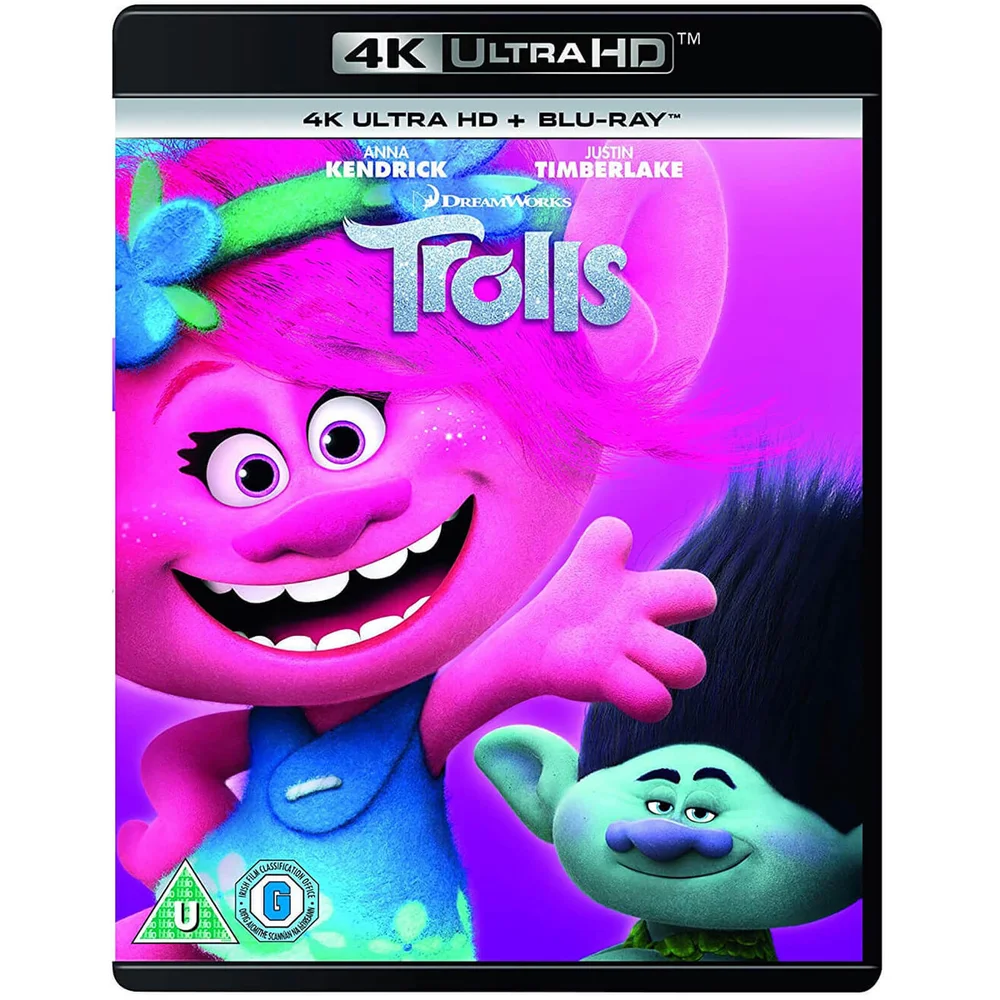Trolls 4K - 2018 Artwork Refresh - 4K Ultra HD (Includes Blu-Ray) Image 1