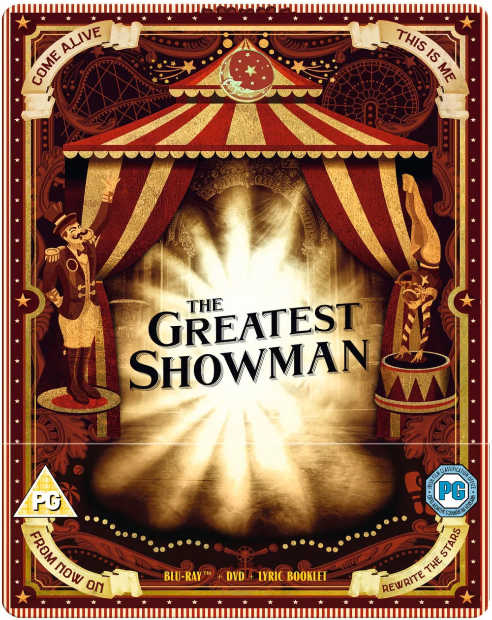 The Greatest Showman Zavvi Exclusive Limited Edition Steelbook Image 1