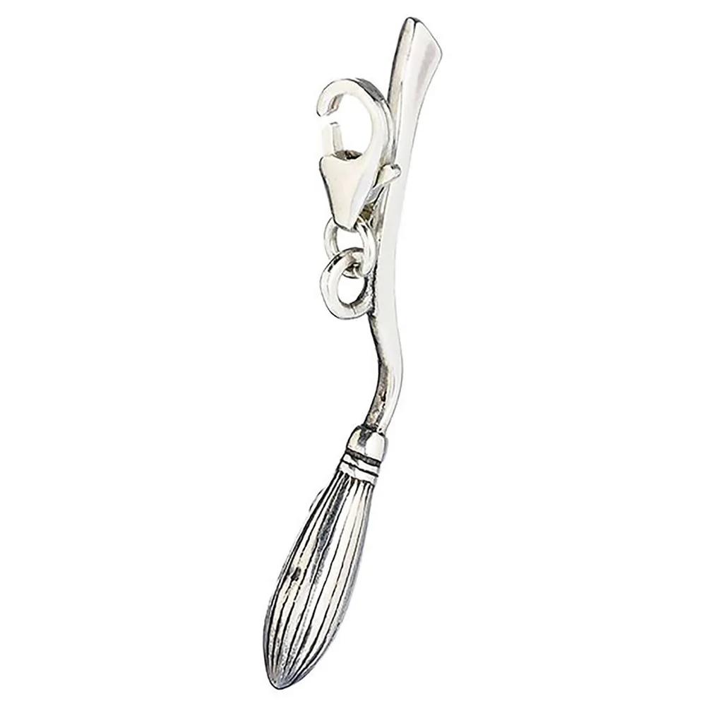 Harry Potter Sterling Silver Nimbus 2000 Broomstick Clip on Charm Image 1