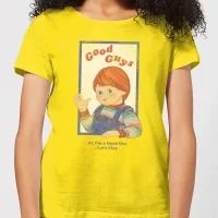 Chucky Good Guys Retro Women's T-Shirt - Yellow - undefined undefined