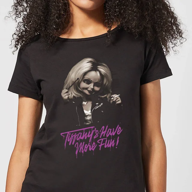 Chucky Tiffanys Have More Fun Women's T-Shirt - Black