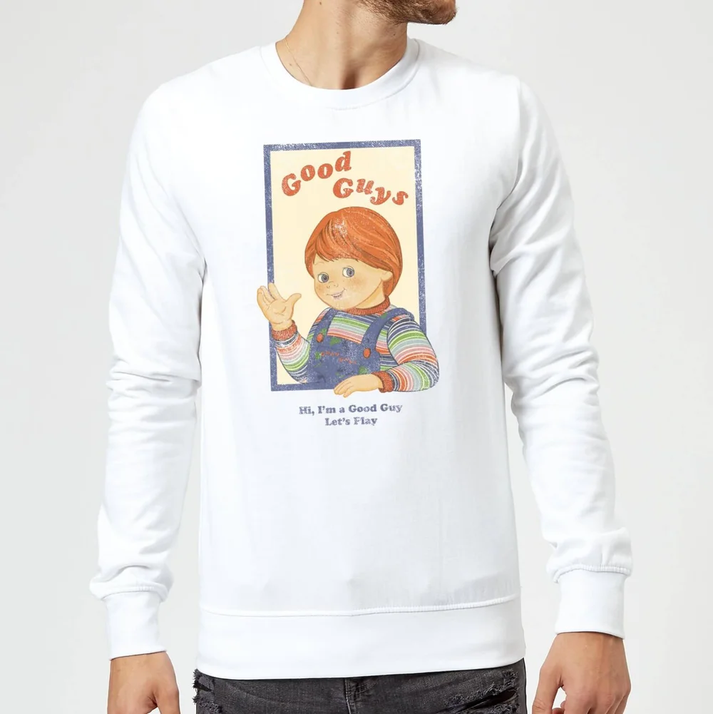 Chucky Good Guys Retro Sweatshirt - White - S Image 1