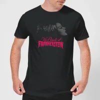 Universal Monsters Bride Of Frankenstein Greyscale Men's T-Shirt - Black - undefined undefined