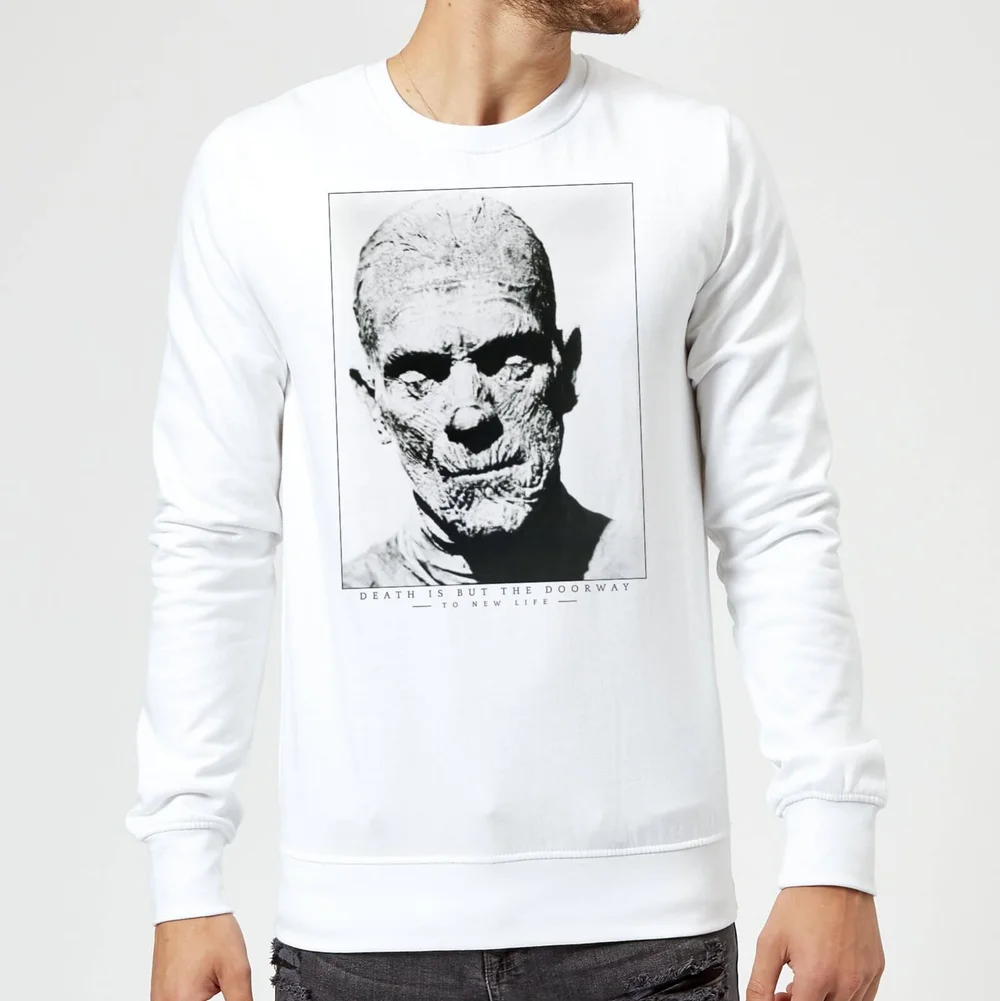 Universal Monsters The Mummy Portrait Sweatshirt - White - S Image 1