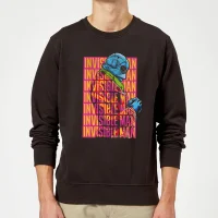 Universal Monsters Invisible Man Retro Sweatshirt - Black - undefined undefined