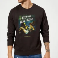 Universal Monsters Creature From The Black Lagoon Vintage Poster Sweatshirt - Black - undefined undefined