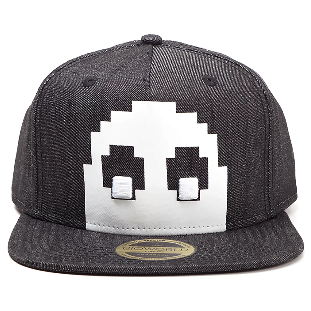 Pac-Man Blinky Denim Snapback - Charcoal Image 1