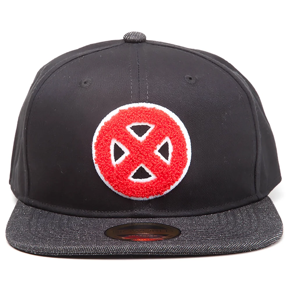 Marvel X-Men Men's Big X Logo Snapback Cap - Black Image 1