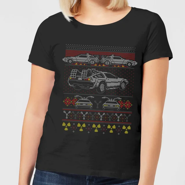 Back To The Future Back In Time for Christmas Women's T-Shirt - Black