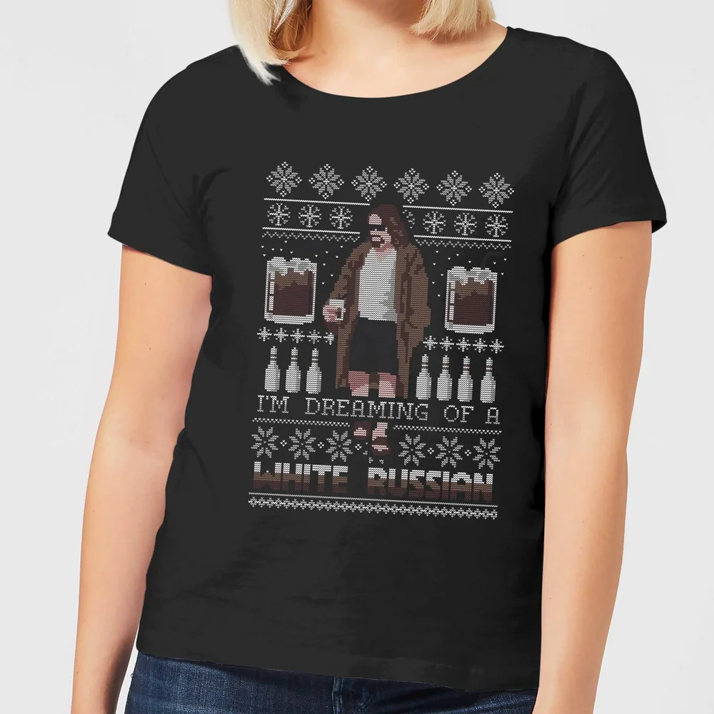 The Big Lebowski I'm Dreaming Of A White Russian Women's T-Shirt - Black - S Image 1