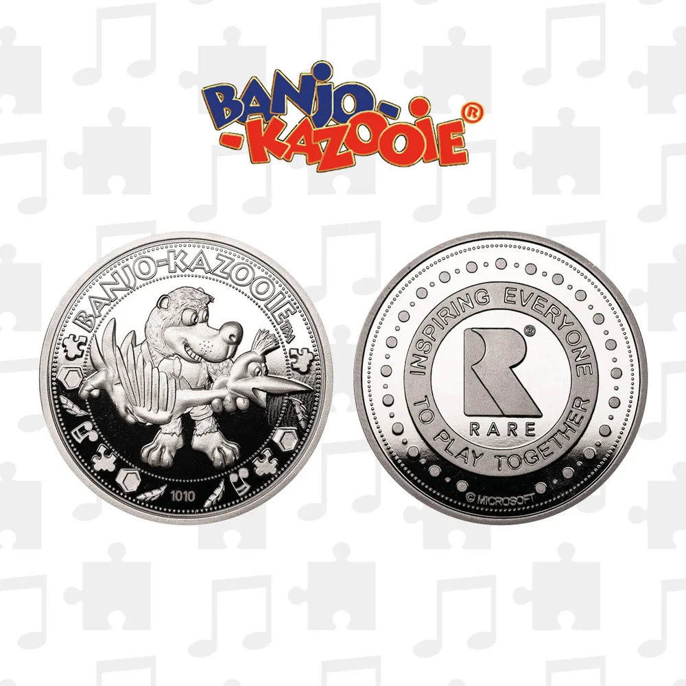 Banjo-Kazooie Collector's Limited Edition Coin: Silver Variant Image 1