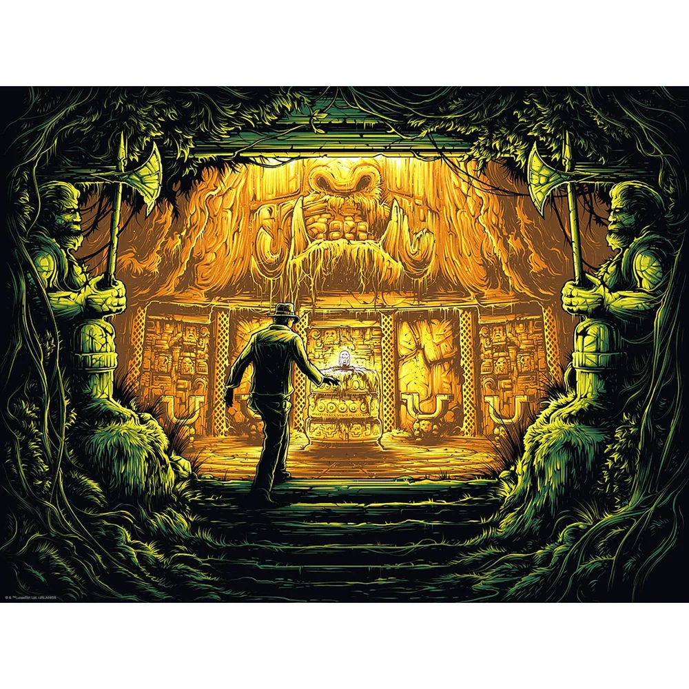 Indiana Jones "There is Nothing to Fear Here" Silkscreen Print by Dan Mumford Image 1