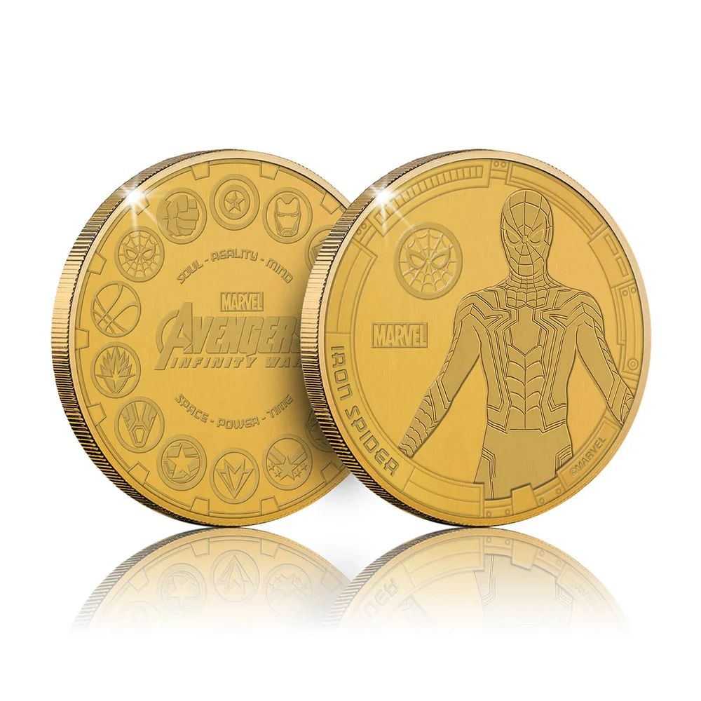 Collectable Marvel Infinity War Commemorative Coin: Iron Spider - Zavvi Exclusive (Limited to 1000) Image 1