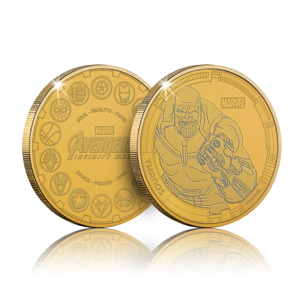 Collectable Marvel Infinity War Commemorative Coin: Thanos - Zavvi Exclusive (Limited to 1000) Image 1