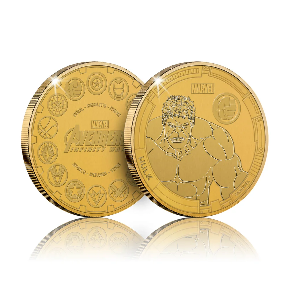 Collectable Marvel Infinity War Commemorative Coin: Hulk - Zavvi Exclusive (Limited to 1000) Image 1