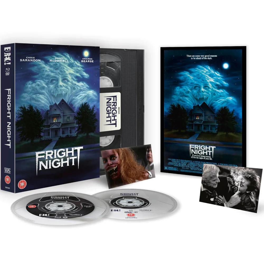 Fright Night Zavvi Exclusive VHS Limited Edition Dual Format (Includes Blu-ray & DVD) Image 1