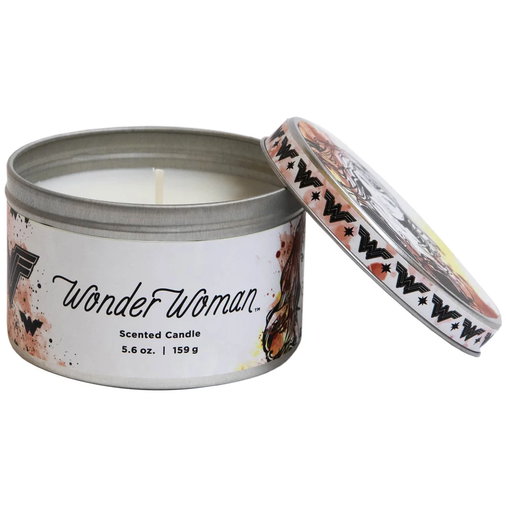 DC Comics (Large) Scented Tin Candle - Wonder Woman Image 1