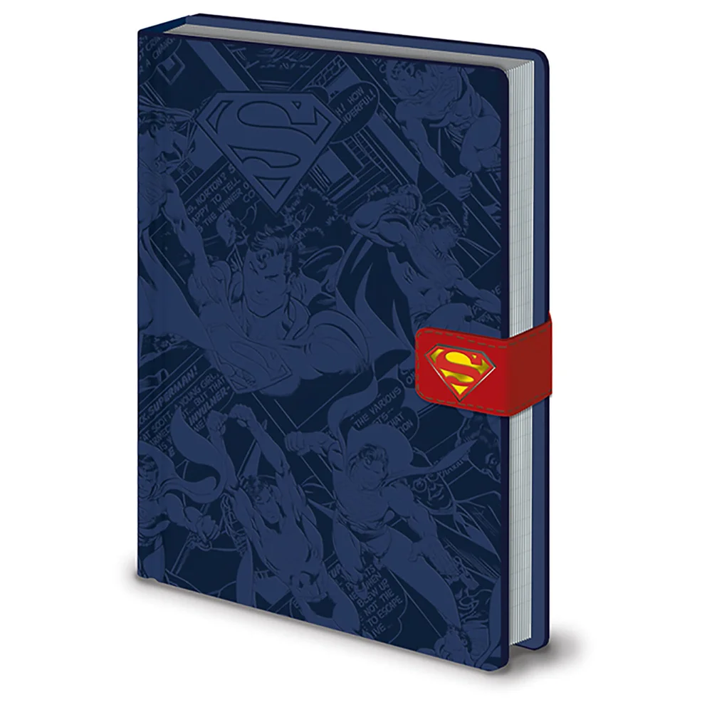 DC Originals (Superman Montage) A5 Premium Notebook Image 1