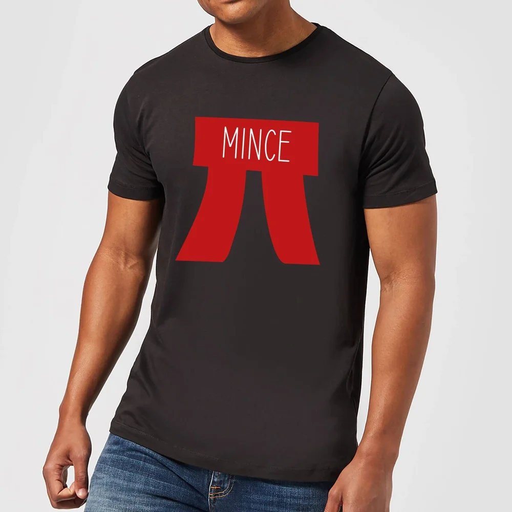 Mince Pi Men's Christmas T-Shirt - Black - S Image 1