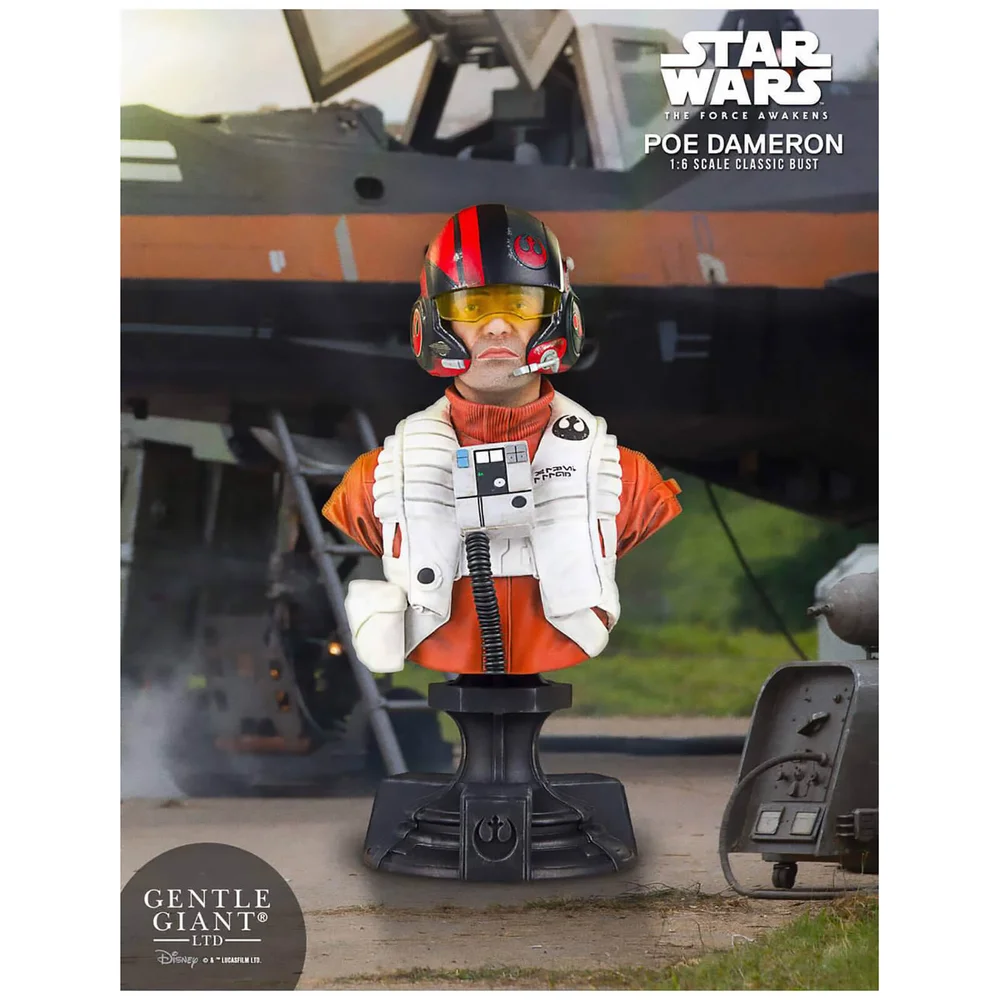 Gentle Giant Star Wars: Episode VII Poe Dameron 1/6 Bust 16cm - PGM Exclusive Image 1