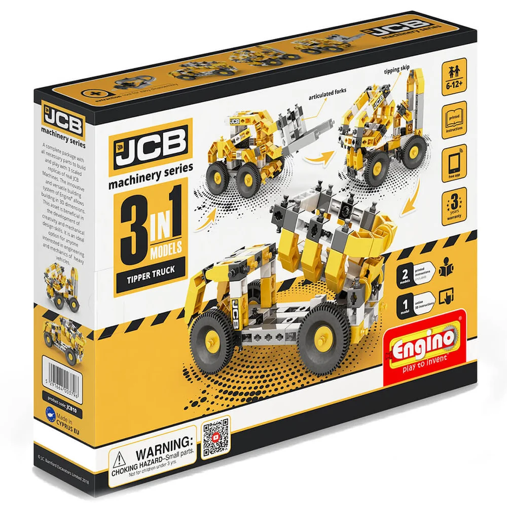 Engino JCB Tipper Truck Image 1