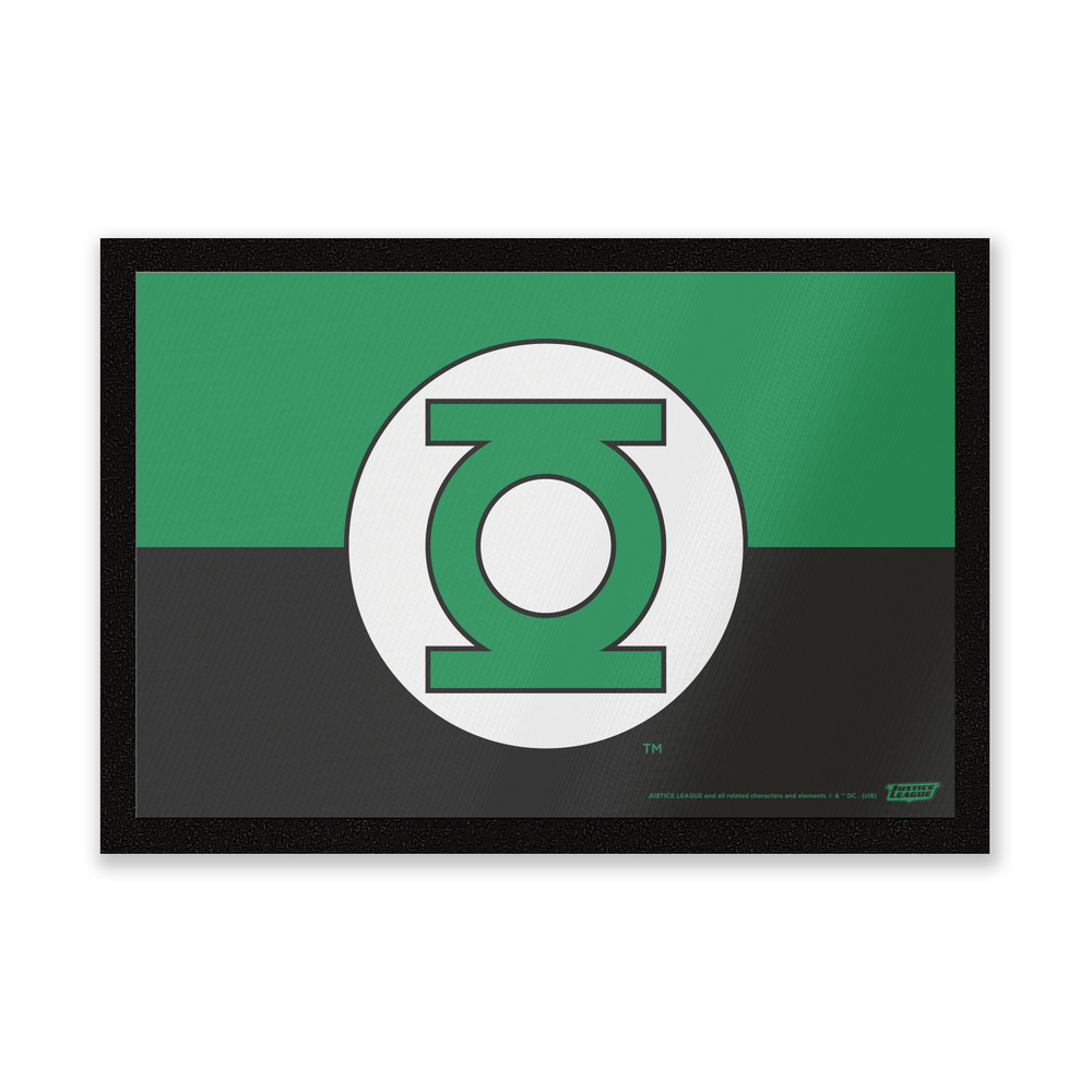 DC Comics Green Lantern Logo Mat Entrance Mat Image 1