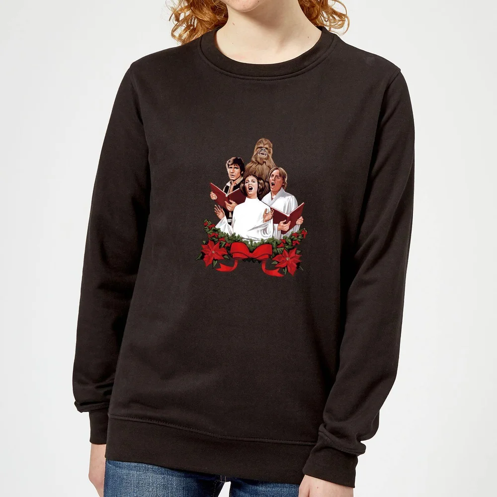 Star Wars Jedi Carols Women's Christmas Jumper - Black - 3XL Image 1