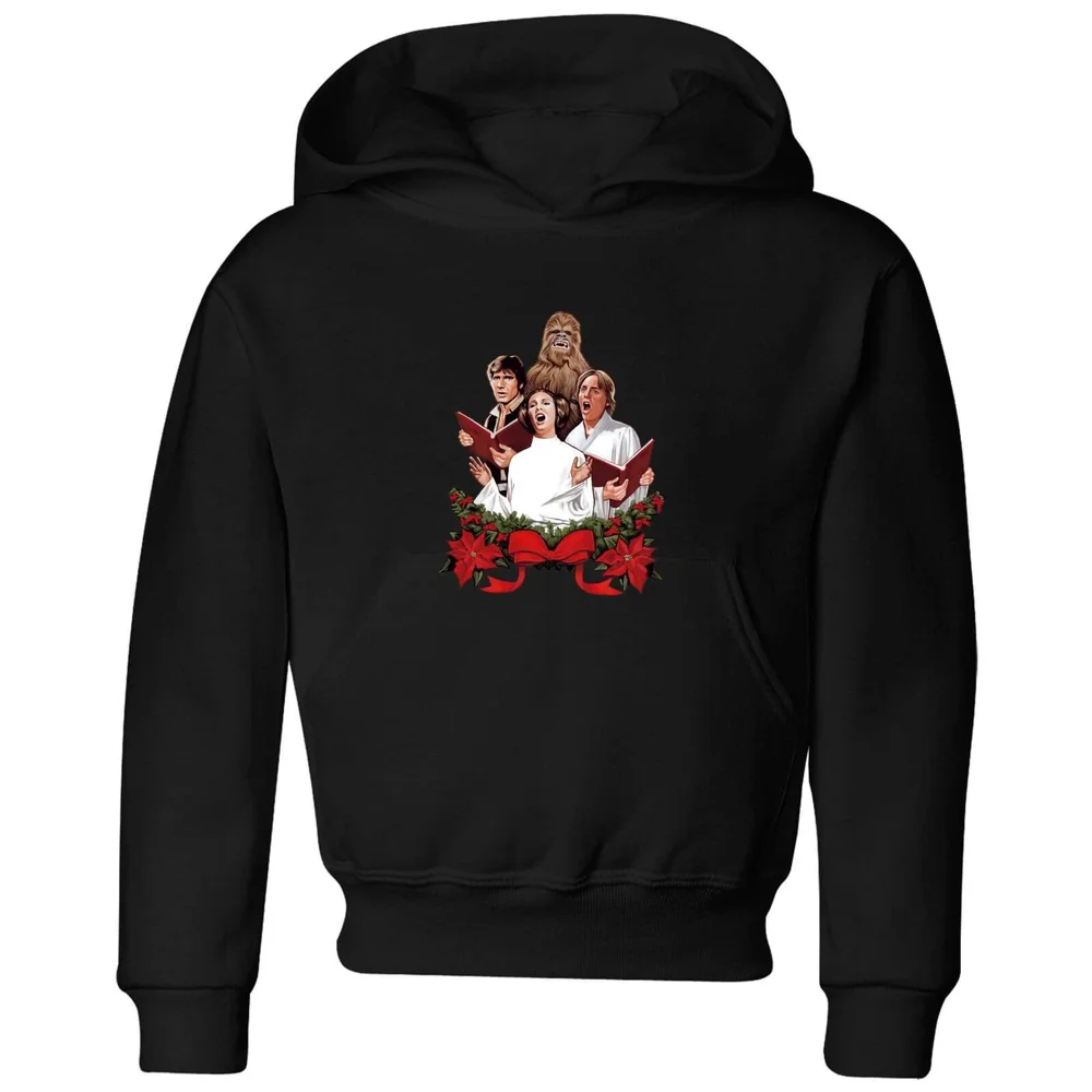 Star Wars Jedi Carols Kids' Christmas Hoodie - Black - 3-4 Years Image 1