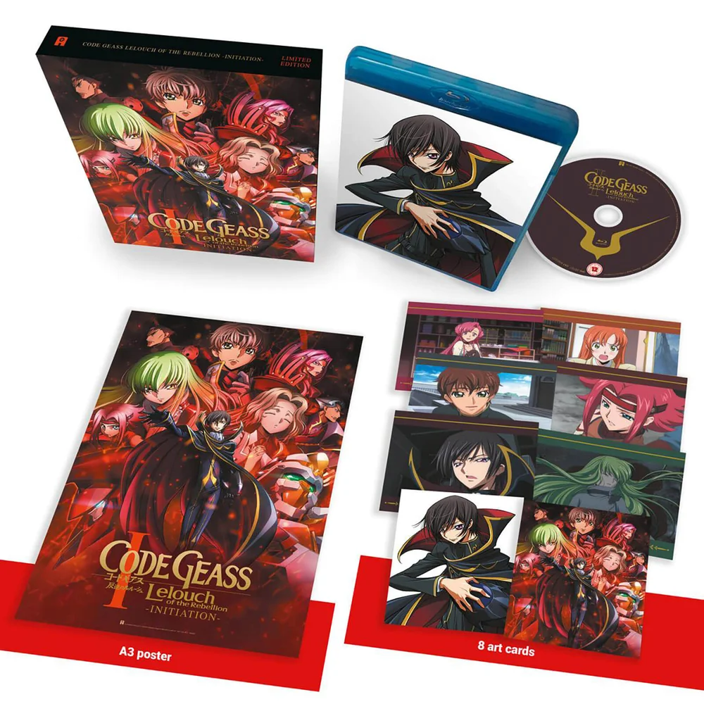 Code Geass: Lelouch of the Rebellion I – Initiation Collector’s Edition (Limited to 500 copies) Blu-ray Image 1