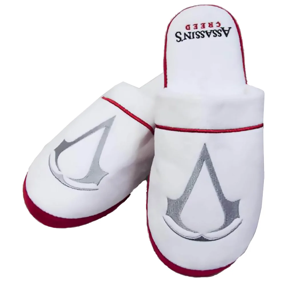 Assassin's Creed White Slippers - UK 5-7 Image 1