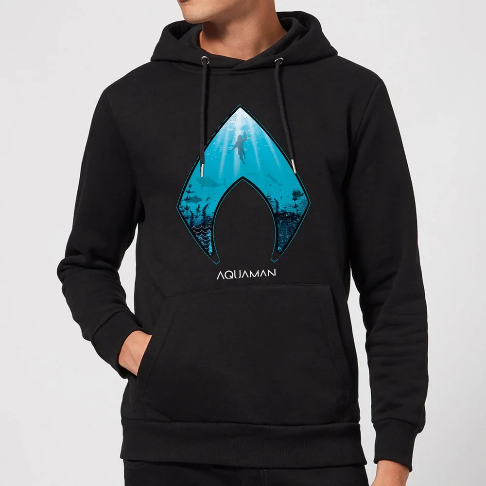 Aquaman Deep Hoodie - Black - S Image 1