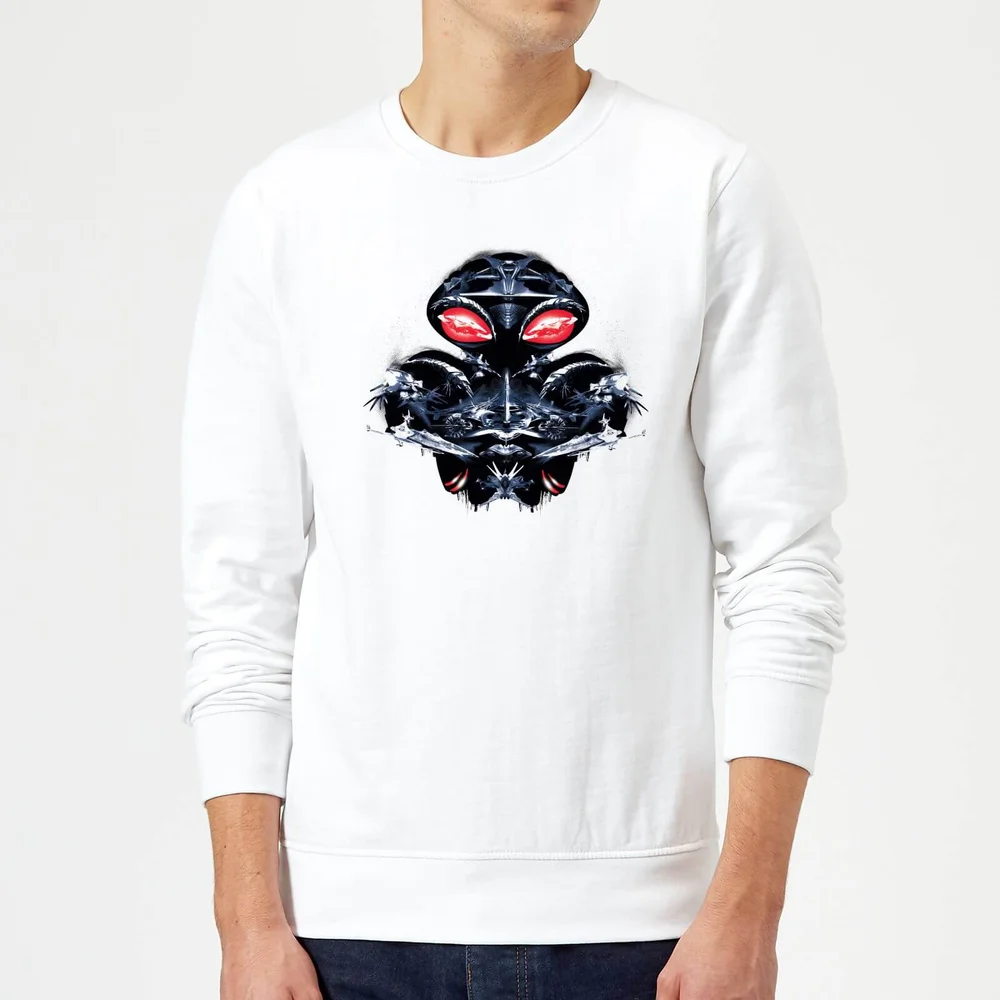 Aquaman Black Manta Sea At War Sweatshirt - White - S Image 1